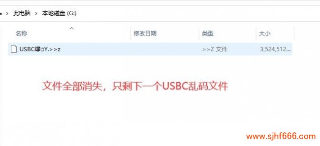 USBC乱码文件名