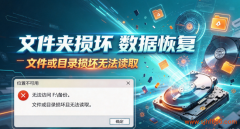 文件夹目录损坏，重要数据如何安全恢复